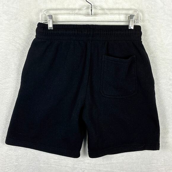 Rebel Vengeance Sweat Shorts Men M Black Skull MMA Jiu-Jitsu Distressed Metal - Picture 3 of 7